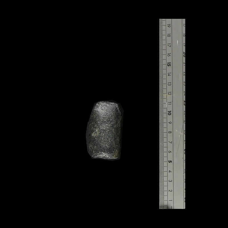Hache polie meteorite noire - Sahara Mauritanien - Neolithique