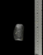 Hache polie meteorite noire - Sahara Mauritanien - Neolithique