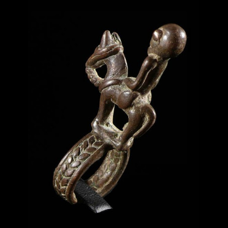 Bague amulette cavalier - Dogon - Mali