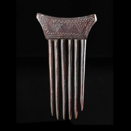 Peigne ancien en bois - Ashanti - Ghana - Coiffes africaines