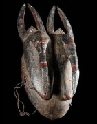 Masque de naissance polychrome - Djimini / Jimini - Côte d'Ivoire
