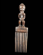 Peigne ancien en bois - Baoule - Côte d'Ivoire - Coiffes africaine