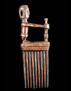 Peigne ancien en bois - Baoule - Côte d'Ivoire - Coiffes africaine