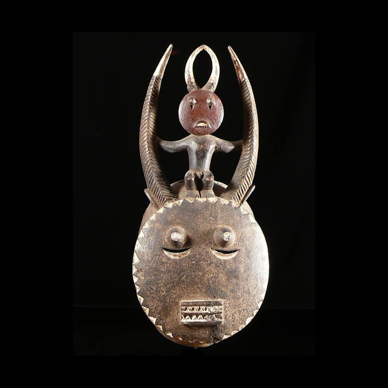 Masque Kple kple - ceremonie Goli - Baoule - Côte d'Ivoire