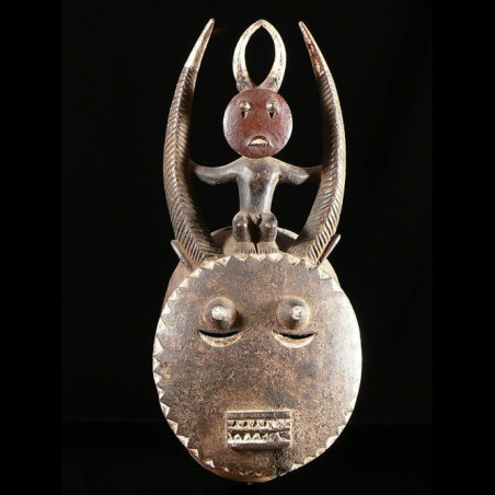 Masque Kple kple - ceremonie Goli - Baoule - Côte d'Ivoire