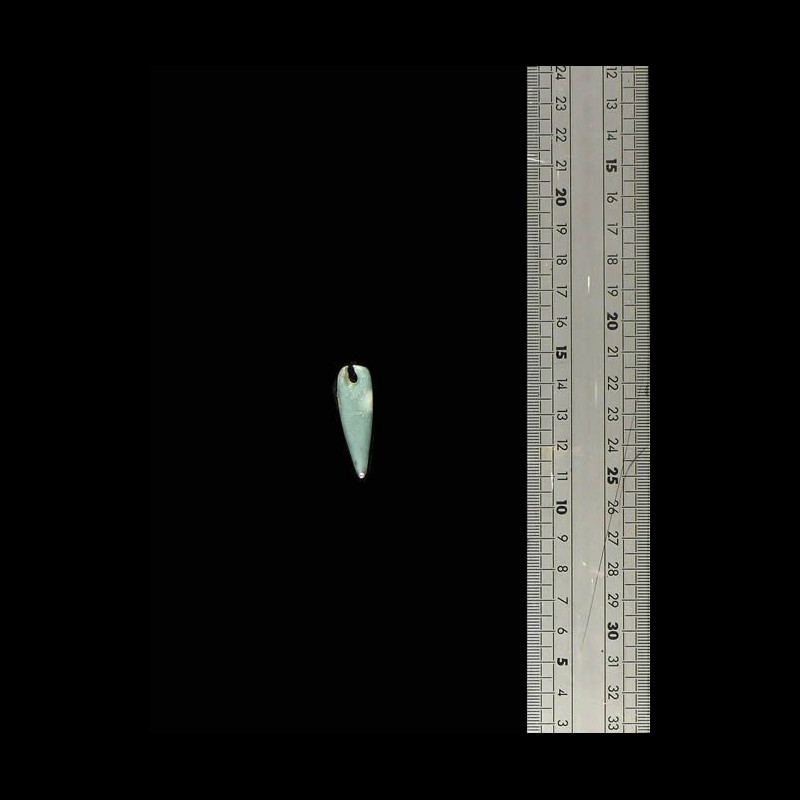 Pendeloque en amazonite - Neolithique recent