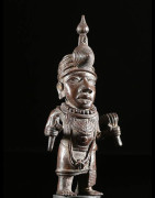 Oba en tenue de ceremonie - Bini Edo - Benin - Bronzes du Benin