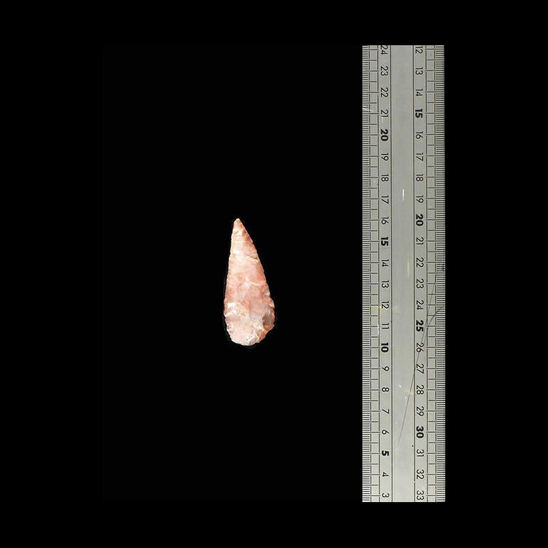 Petite armature de lance rose - Gao - Mali - Neolitique