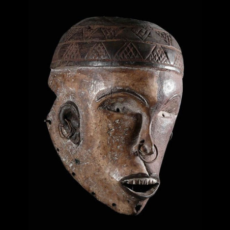 Masque portrait - Kongo Yombe - RDC Zaire