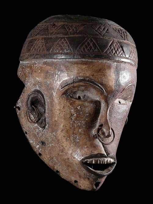 Masque portrait - Kongo Yombe - RDC Zaire