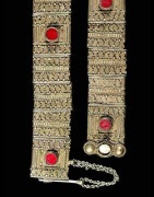 Ceinture en metal argente - Amhara - Ethiopie