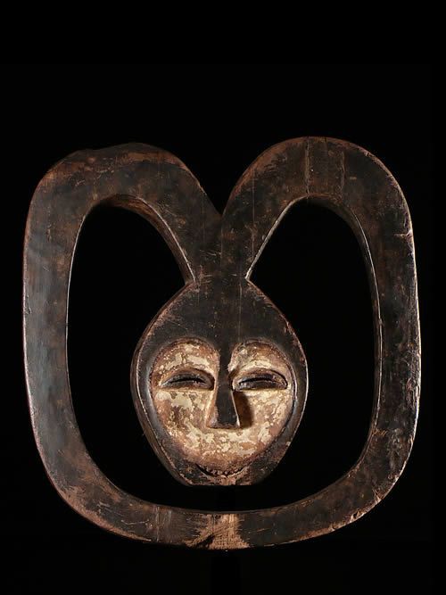 Masque Ekuk - Kwele / Bakwele - Gabon - Masques Africains