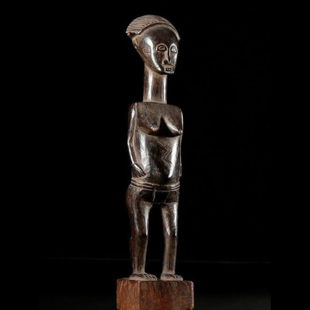Statuette de reine - Baoule / Khode - Côte d'Ivoire