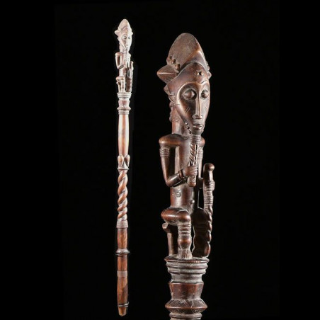 Canne de dignitaire - Baoule - Côte d'Ivoire - Objets de regalia