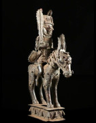 Oba et son cheval - Nigeria - BIni Edo - Bronze cire perdue