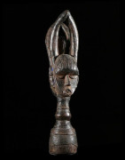 Masque cimier anthropomorphe janus - Urhobo - Nigeria