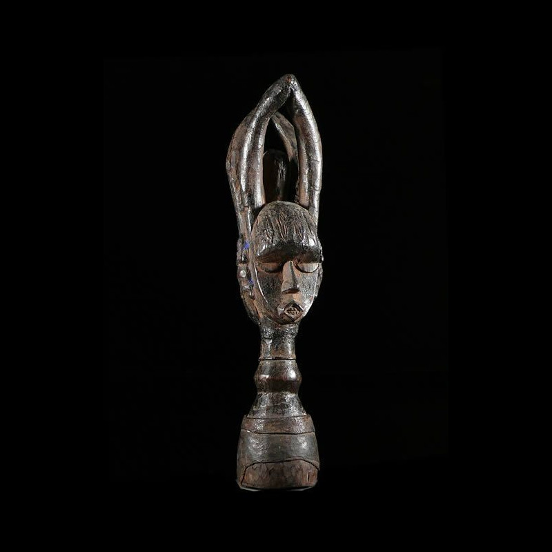 Masque cimier anthropomorphe janus - Urhobo - Nigeria
