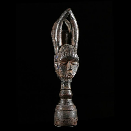 Masque cimier anthropomorphe janus - Urhobo - Nigeria