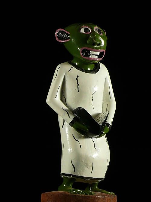 Sculpture Shetani Pretre - George Lilanga - Makonde