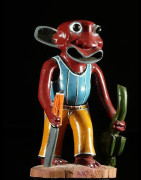 Sculpture Shetani Coupeur de bananes - George Lilanga - Makonde