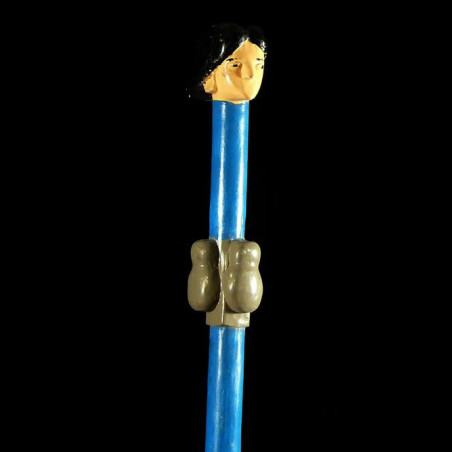 Baton de danse polychrome - Ewe - Togo - Objets de regalia