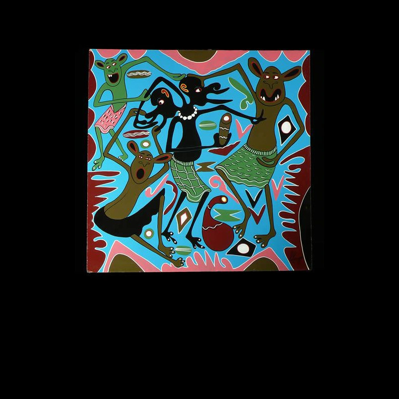 Peinture 60 x 60 - George Lilanga - Makonde
