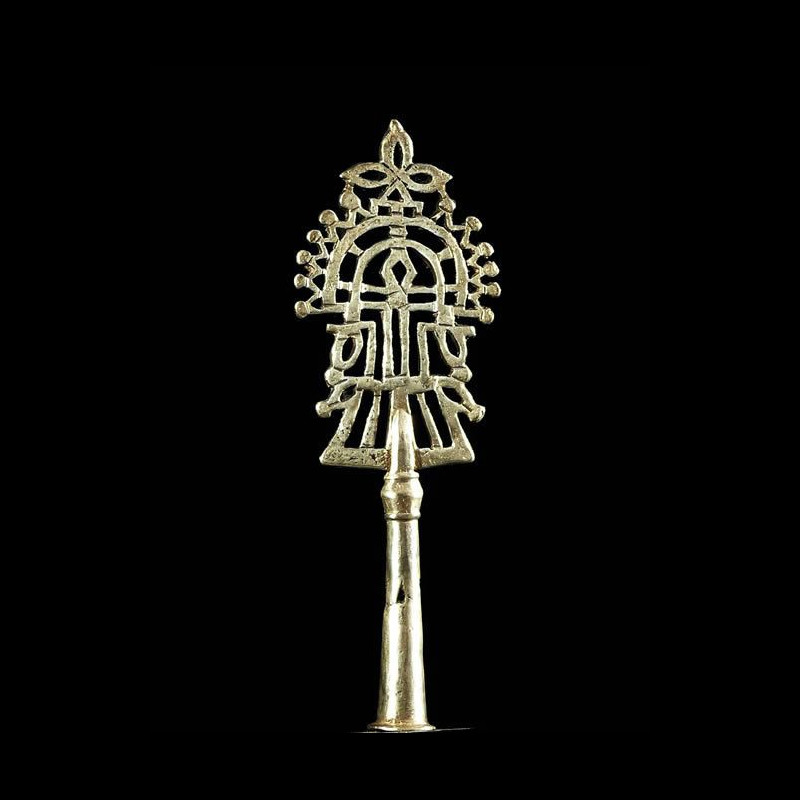 Croix processionnelle Copte Maskal - Amahara - Ethiopie