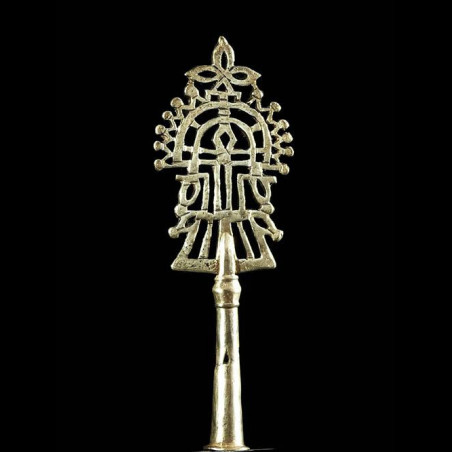 Croix processionnelle Copte Maskal - Amahara - Ethiopie