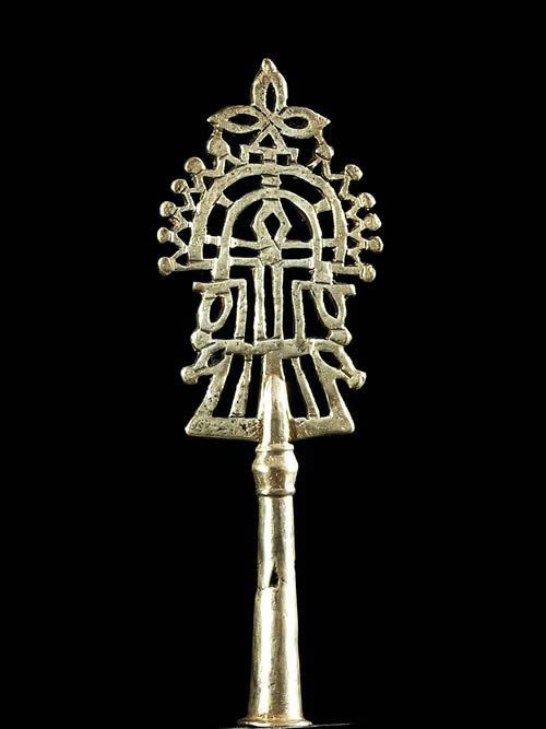 Croix processionnelle Copte Maskal - Amahara - Ethiopie