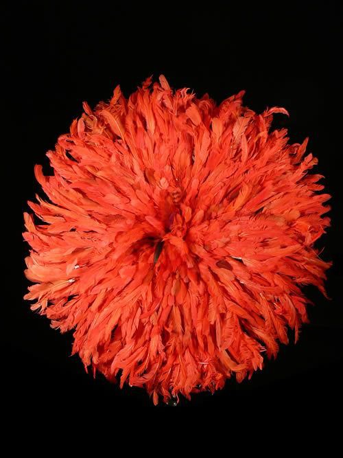 Coiffe Aka en plumes - Bamileke - Cameroun - Coiffes africaines