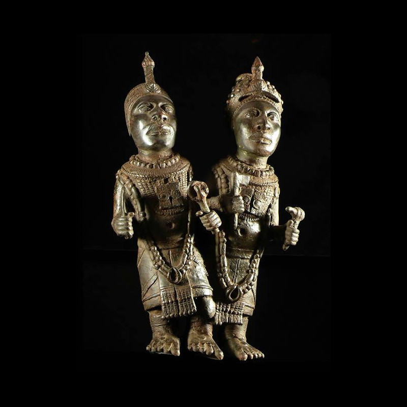 Couple Royal - Bini Edo - Benin - Bronzes du Benin