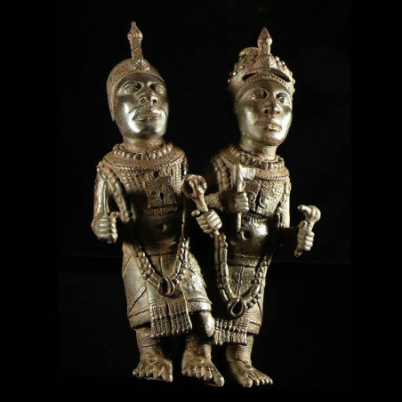 Couple Royal - Bini Edo - Benin - Bronzes du Benin