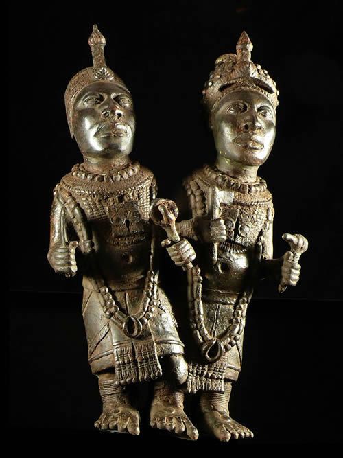 Couple Royal - Bini Edo - Benin - Bronzes du Benin