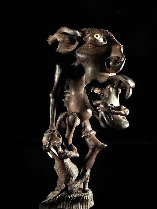Sculpture Shetani - John Fundi - Makonde