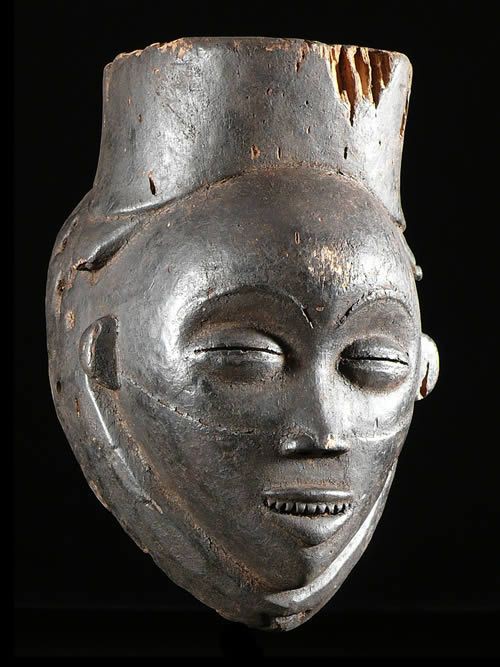 Masque noir de justice - Pounou / Tsangui - Gabon