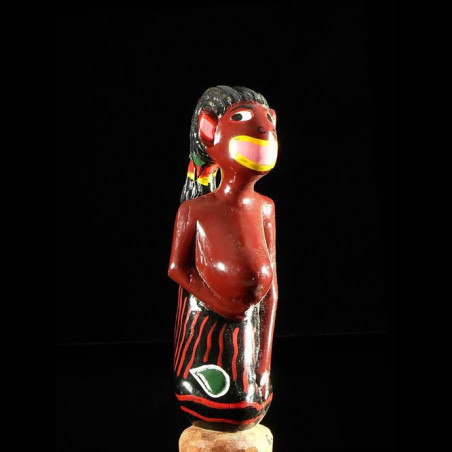 Mini Sculpture Shetani Rasta - George Lilanga - Makonde