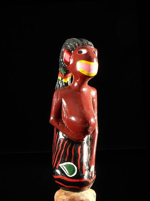 Mini Sculpture Shetani Rasta - George Lilanga - Makonde