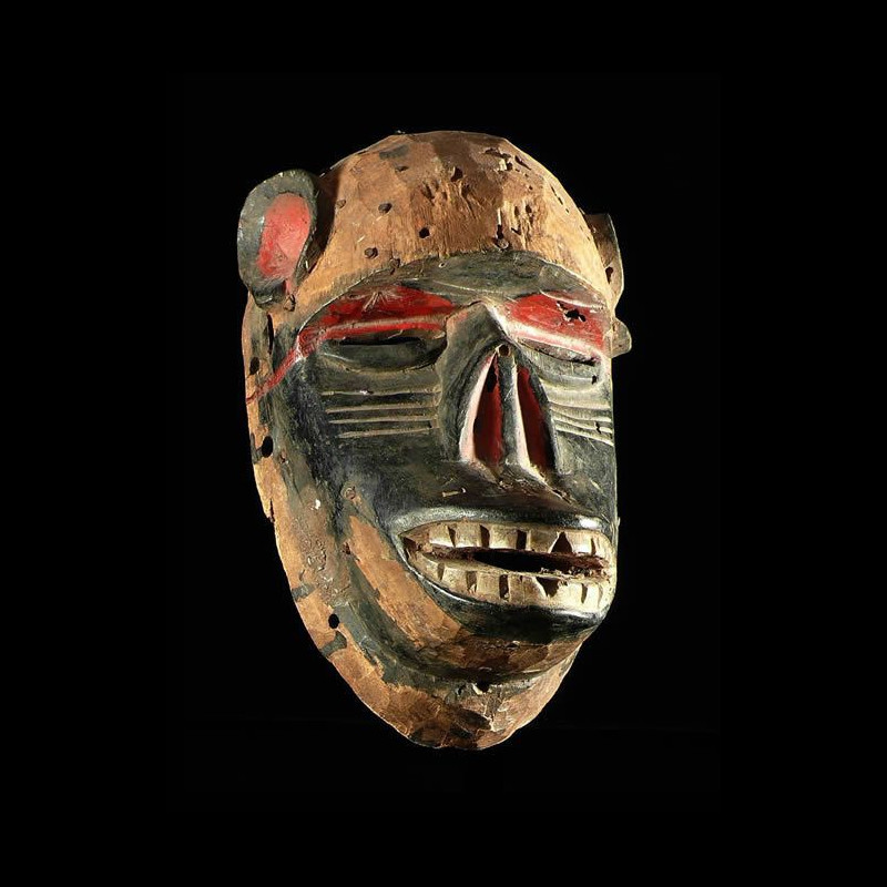 Masque singe polychrome - Idoma - Nigeria