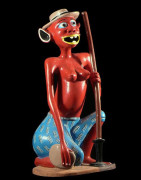 Sculpture Shetani - Agostino Malaba - Makonde