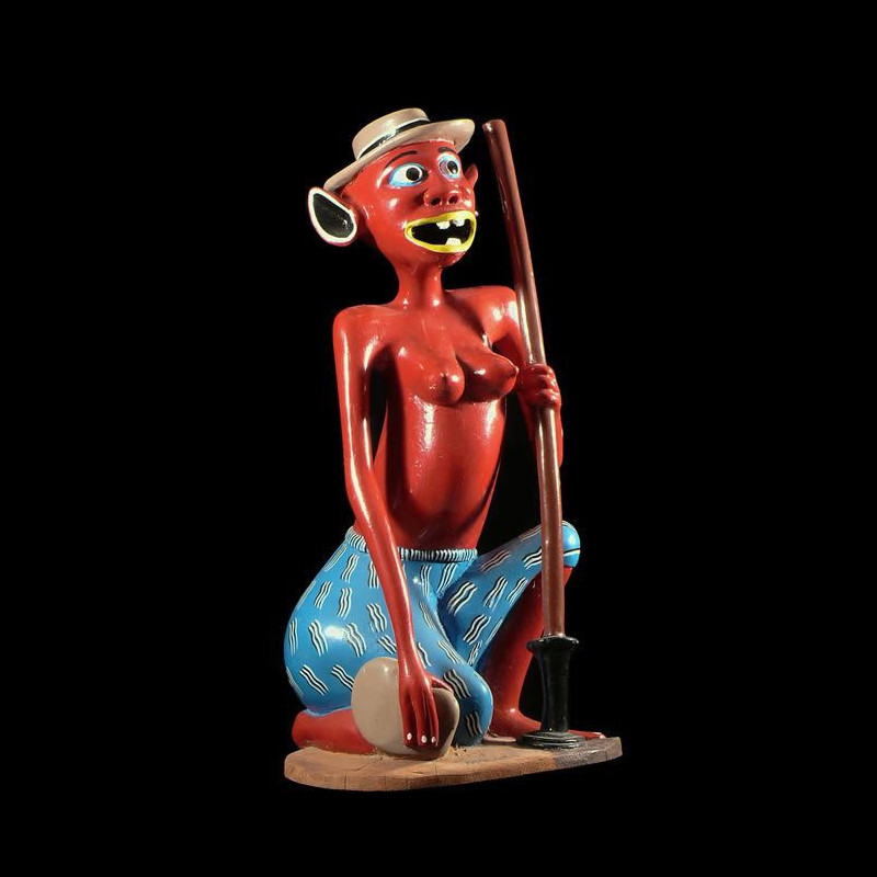 Sculpture Shetani - Agostino Malaba - Makonde