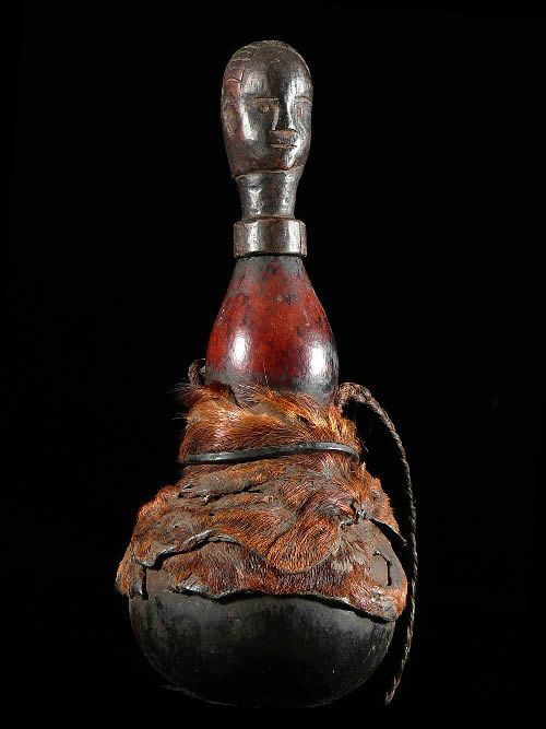 Gourde a substances magiques ou medicinales - Fipa - Tanzanie
