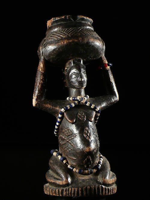 Statuette de fertilite - Luba / Baluba - RDC Zaire