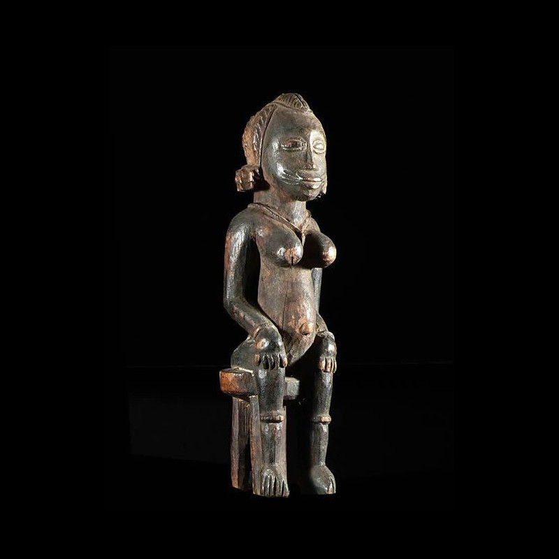 Statuette rituelle fertilite - Tagwana / Senoufo - Côte d'Ivoire