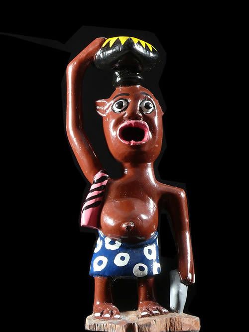 Mini Sculpture Shetani - George Lilanga - Makonde