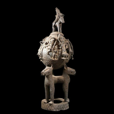 Composition en bronze - Bini Edo - Benin - Bronzes du Benin