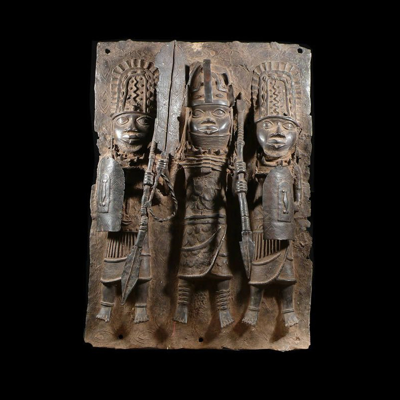 Plaque de palais - Nigeria - BIni Edo - Bronze cire perdue