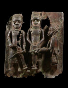 Plaque de palais en bronze - Nigeria - BIni Edo - Bronze cire perdue