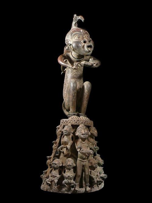 Maternite - Tikar - Cameroun - Bronze cire perdue
