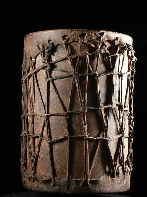 Tambour a double membrane - Congo / Centrafrique - Membranophone