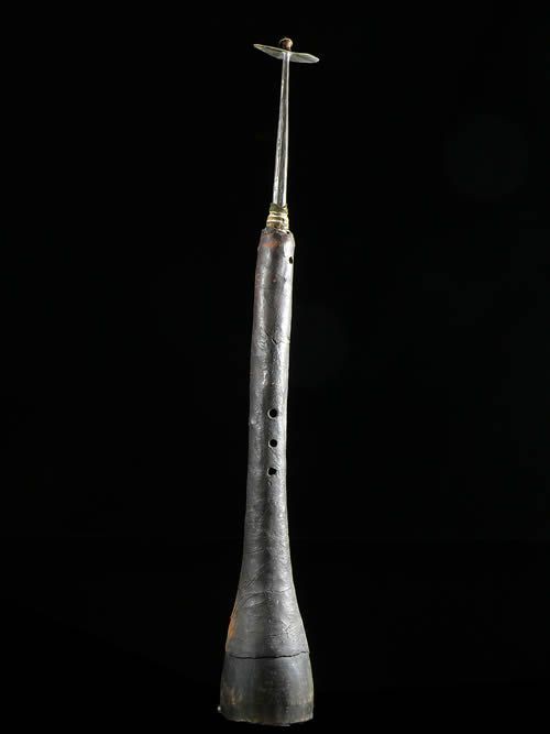 Flute en calebasse - Congo / Centrafrique - Aerophones